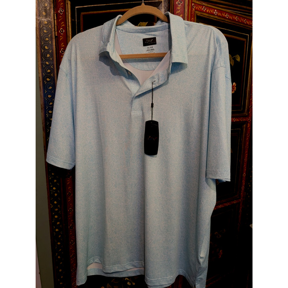 NEW GREG NORMAN Golf Polo Shirt Play Dry Size XL NWT - Picture 1 of 5